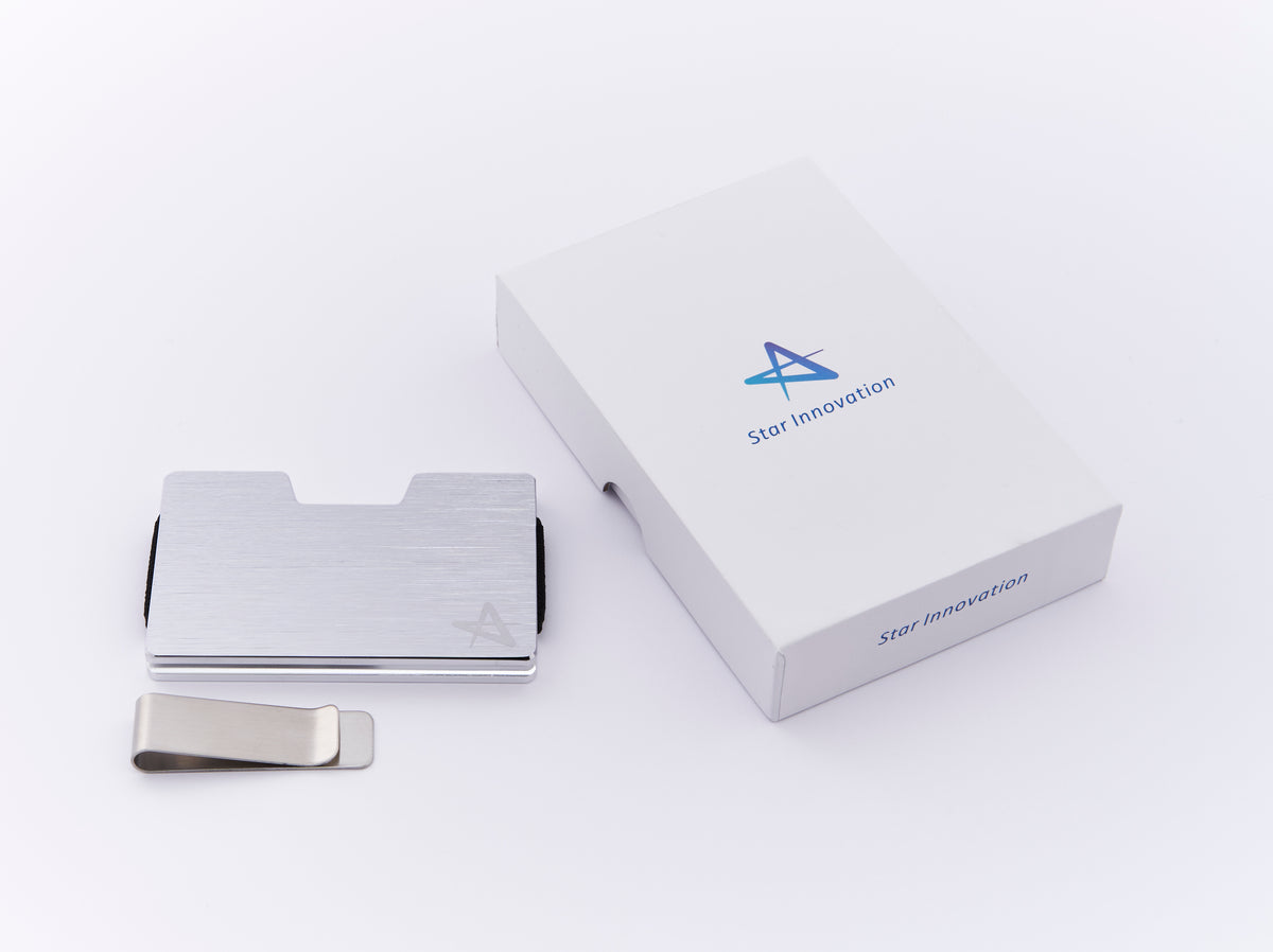 Kreditkartenetui Metall - Ultra Dünn Mit RFID-Schutz Für 6 Karten